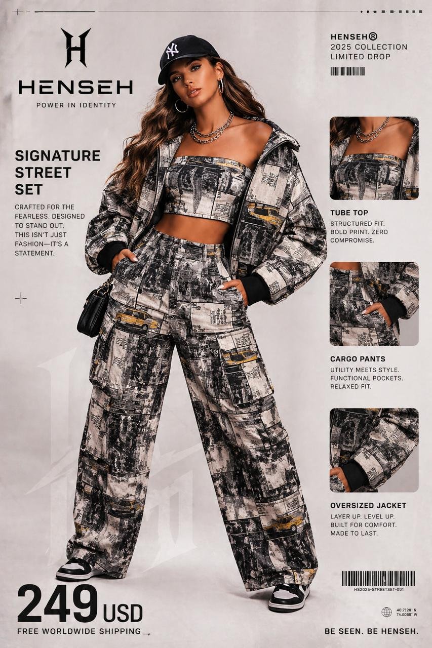 HENSEH Signature Street Set editorial